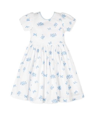 Girls' Organic Puff Sleeve Sateen Party Dress - Little Kid, Big Kid