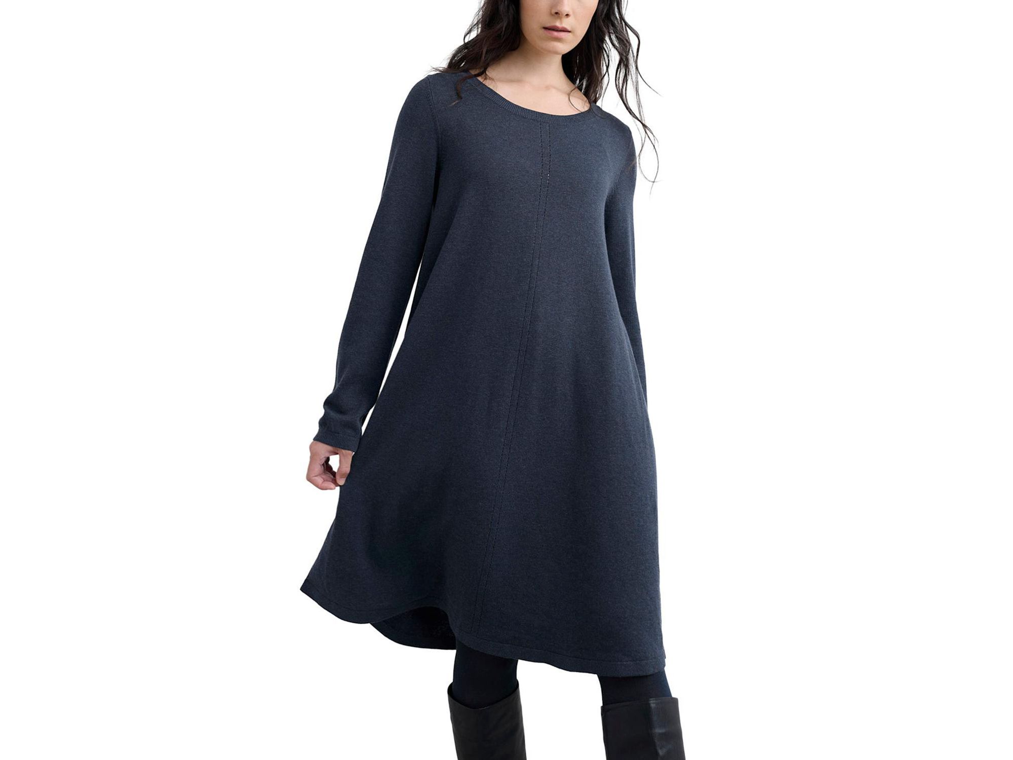 Poltreen Knee Length Knitted Dress - Image 1