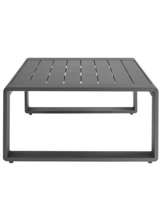  Lirienne Outdoor Patio Aluminum Coffee Table
