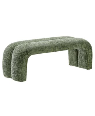  Dax 50.5" Chenille Upholstered Accent Bench