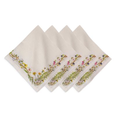 Meadow Walk Linen Napkin, Set of 4