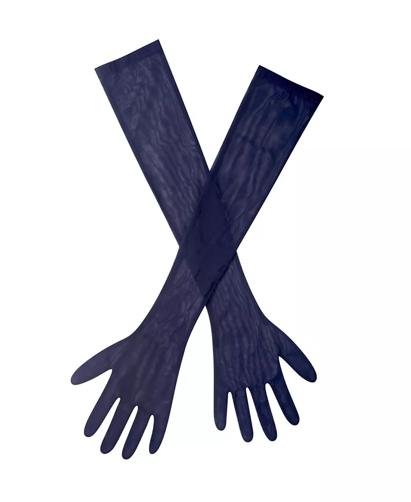 Miss Circle Ora Mesh Opera-Length Gloves