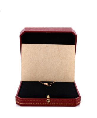  Love Interlocking Necklace 18K Rose Gold, 17.25"