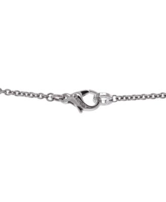  Cerchi Astrale Pendant Necklace 18K White Gold and Diamonds, 18.25"