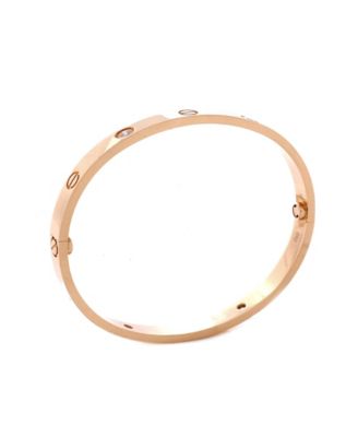  Love 4 Diamond Bracelet 18K Rose Gold with Diamonds