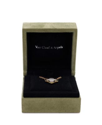  Pure Alhambra Pendant Necklace 18K Gold and Mother of Pearl, 16.25"