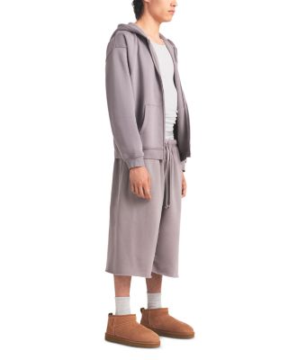 Relaxed Fit Zip Up Hoodie