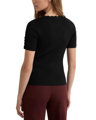 Marcy Scalloped Edge Top