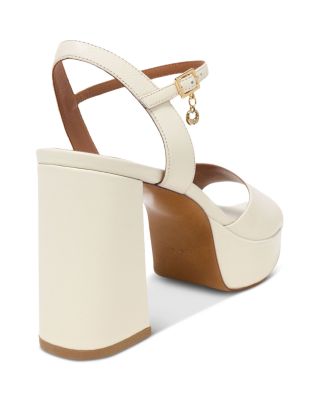 Women's Leather Platform Sandals 