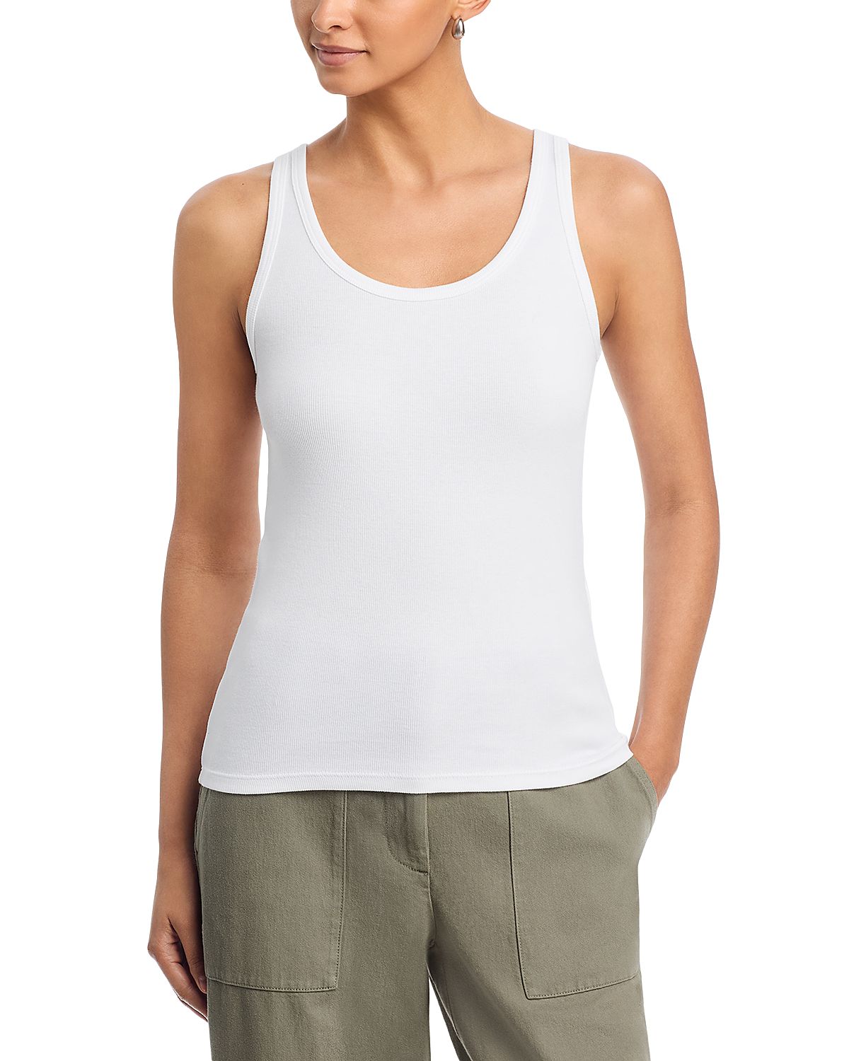 Eileen Fisher Scoop Neck Slim Tank Top