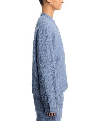 Mandarin Collar Shirt Jacket