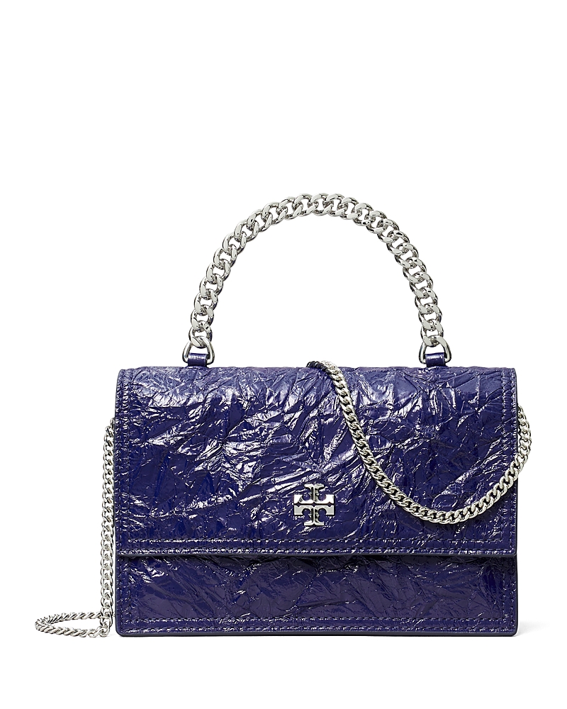 Tory Burch Kira Mini Leather Top Handle Chain Wallet