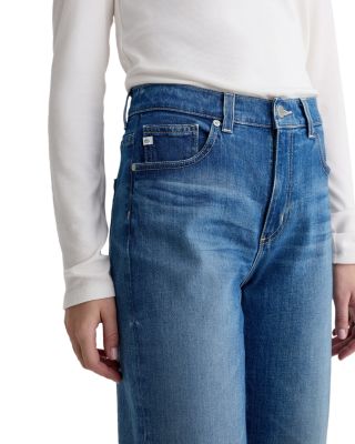 Brinley Crop Mid Rise Straight Jeans in Owens Valley