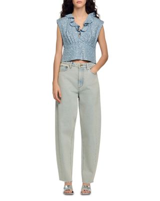 Iseo Sequin Crop Top