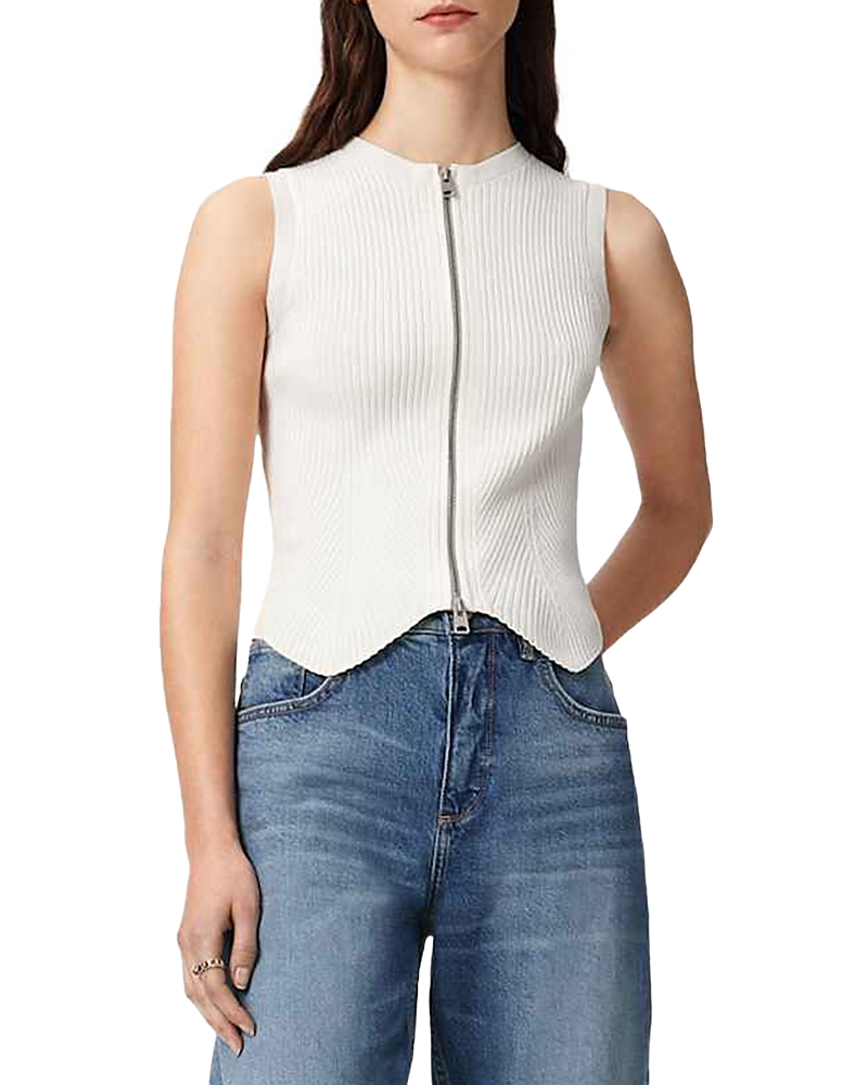 Allsaints Cruz Zip Waistcoat