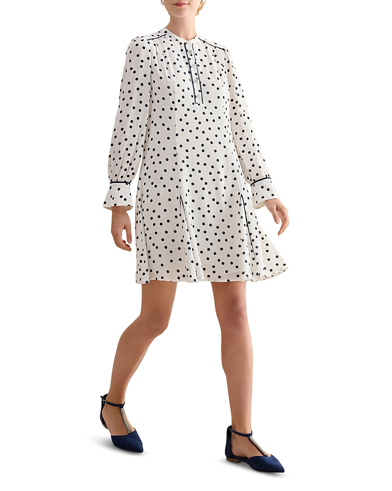 Hobbs London Ruth Button Front Dress