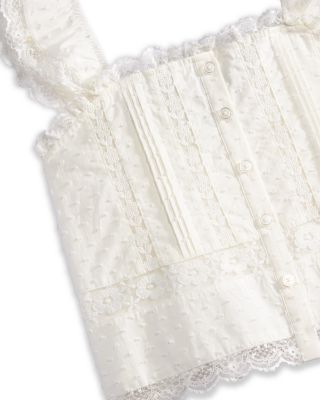 Girls' Lace Trim Top - Little Kid, Big Kid - Exclusive 