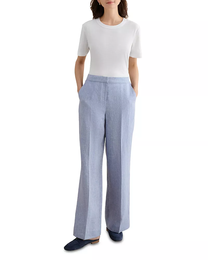 Hobbs London Petite Estella Wide Leg Pants