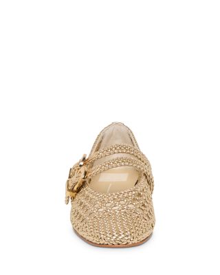 Women's Baylee Woven Leather Flats