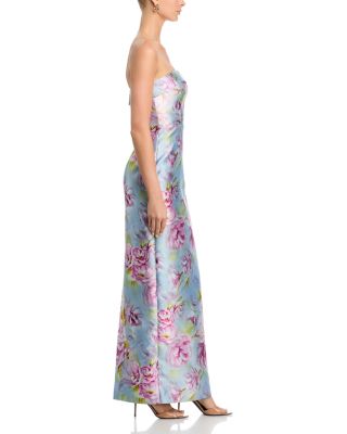 Cleo Strapless Column Gown