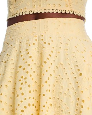 Eyelet Sleeveless Tank & Eyelet Midi Skirt - Exclusive