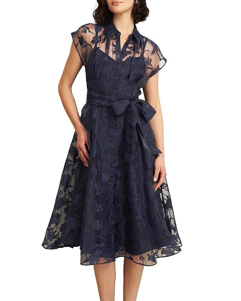 Hobbs London Petites Tess Burnout Floral Dress