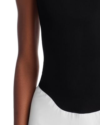 Off The Shoulder Drop Waist Midi Dress