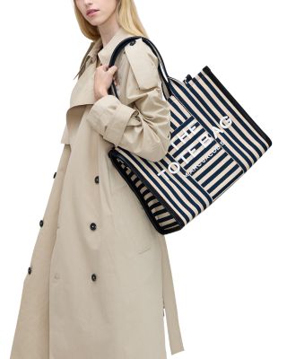 The Large Stripe Canvas Tote