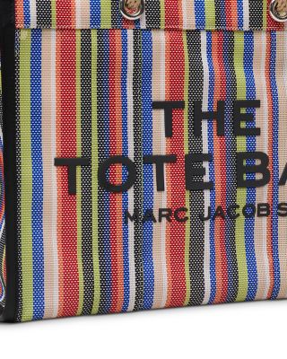 The Large Stripe Mesh Tote Bag