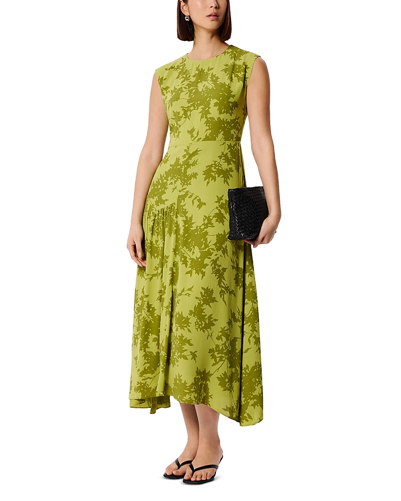 Whistles Floral Asymmetric Dress