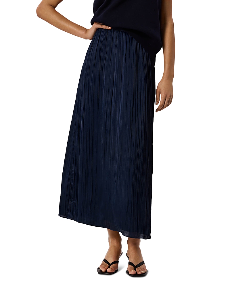 Whistles Plisse Column Midi Skirt