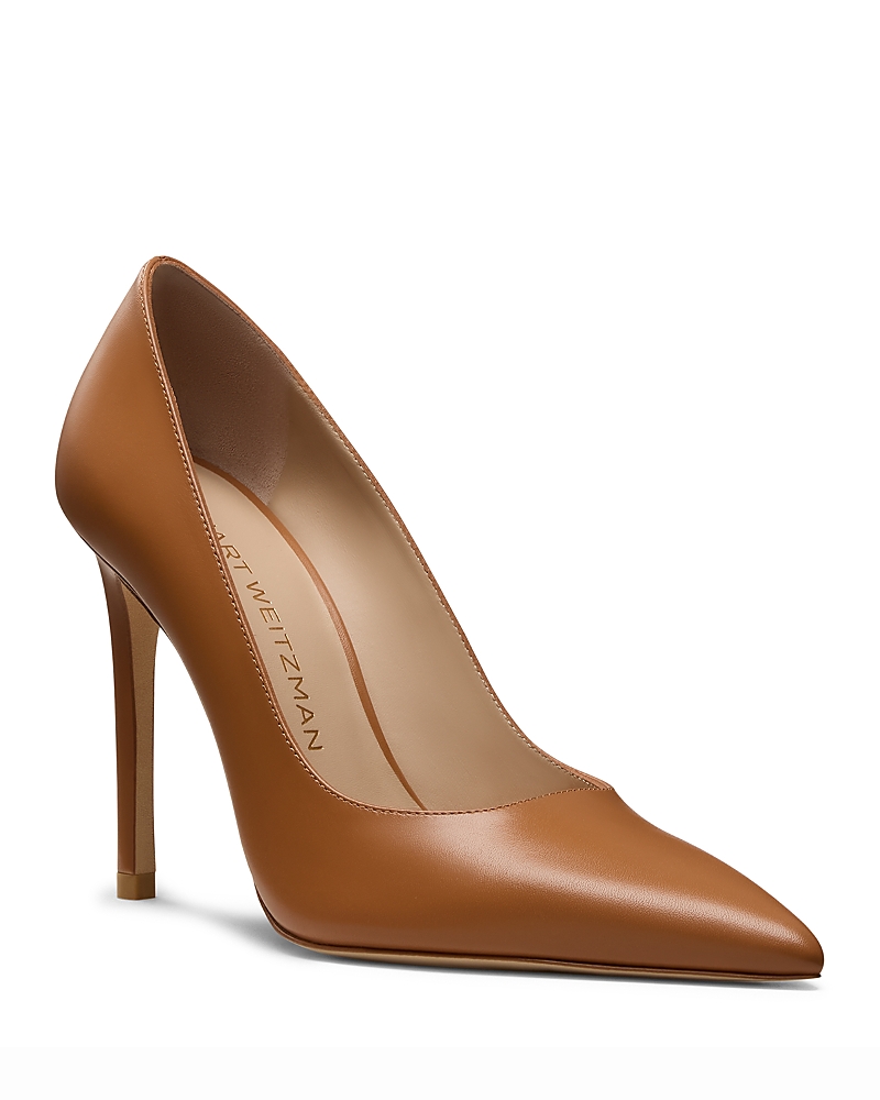Stuart Weitzman Women's Power 100 High Heel Pumps In Brown