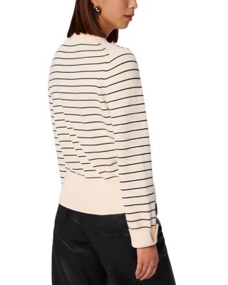 Classic Stripe Cotton Blend Sweater