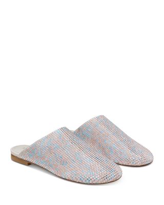 Women's Thalia Shine Embellished Leather Mules