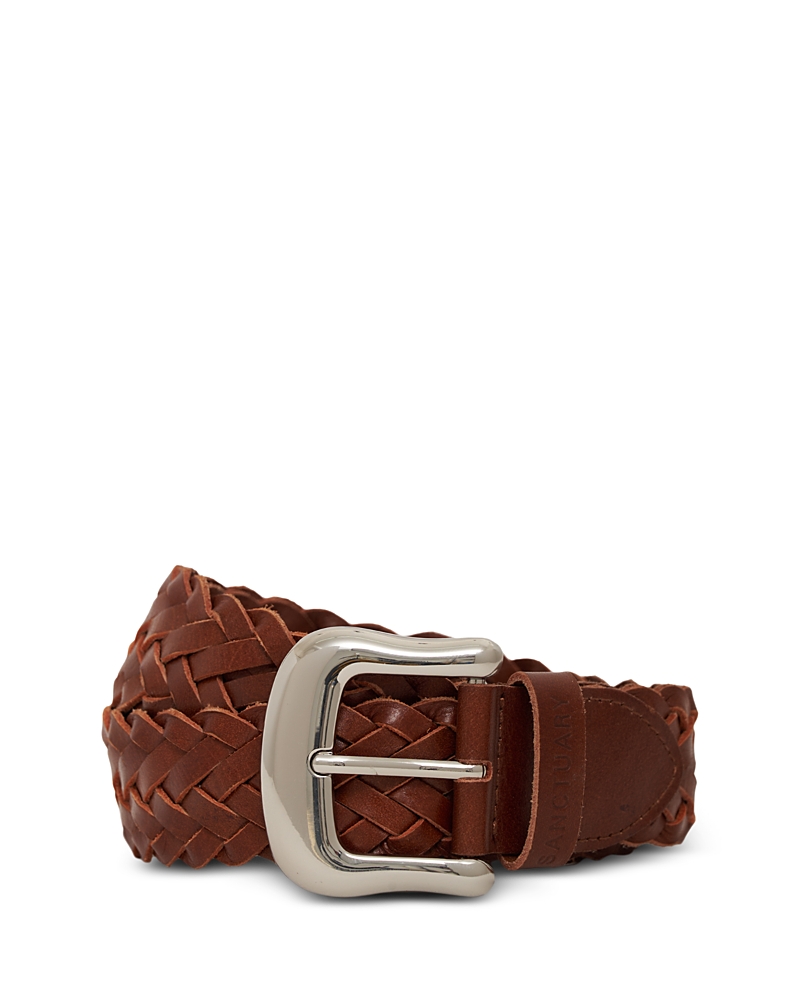 Sanctuary Braided Leather Pulse Belt