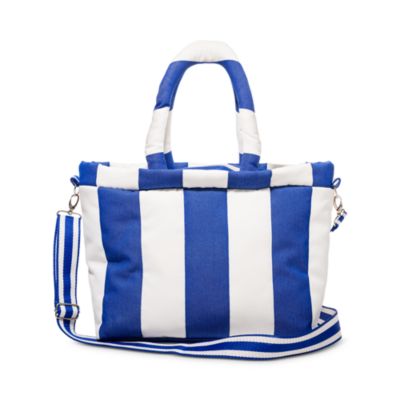 Cloud Striped Cooler Tote