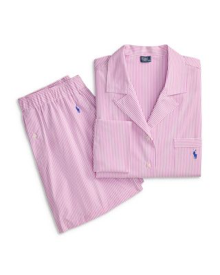 Cropped Shirt & Boxer Sleep Set