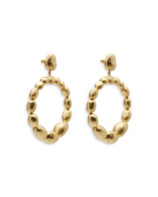 Sira Gold Foiled Open Drop Earrings