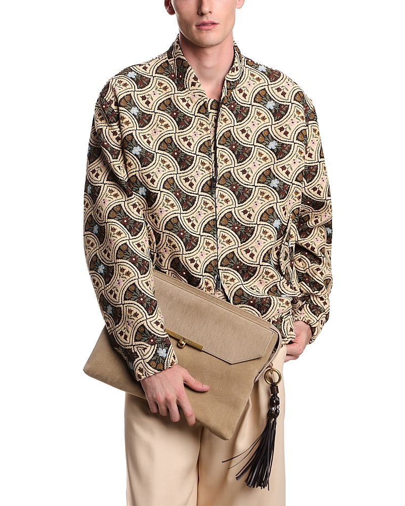 Emporio Armani Floral Jacquard Bomber Jacket