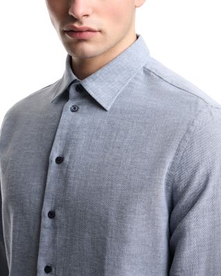 Cotton & Linen Textured Sport Shirt