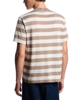 Capsule Eagle Club Striped Cotton Jersey Tee