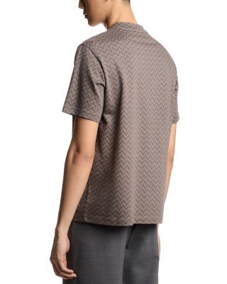 Icon Two Tone Chevron Motif T-Shirt