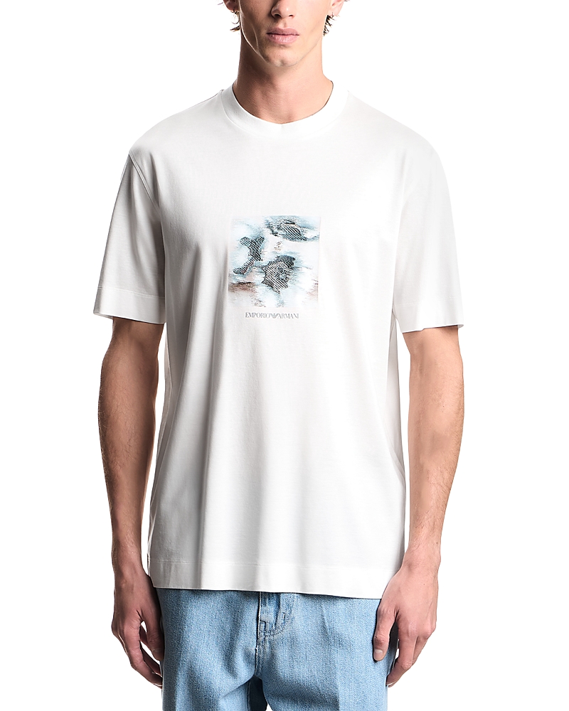 Emporio Armani Print Motif Logo T-Shirt
