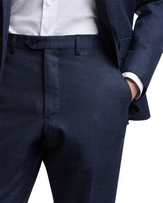 G Line Regular Fit Wool Silk Suit