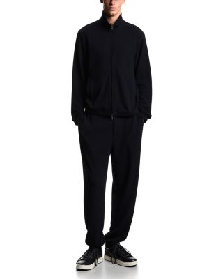 Travel Essentials Zip Up Textured Sweatshirt