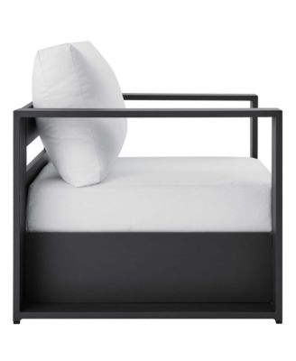  Tahoe Outdoor Patio Powder-Coated Aluminum Armchair, Set of 2