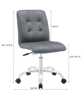  Prim Armless Mid Back Office Chair