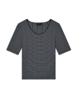 Stretch Jersey Jacquard Top