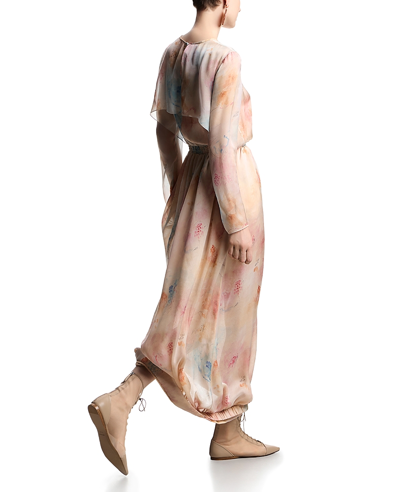 Emporio Armani Silk Chiffon Maxi Dress