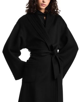 Shawl Collar Belted Coat